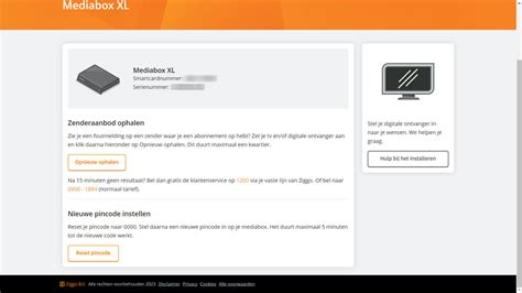 zenders opnieuw ophalen ziggo.